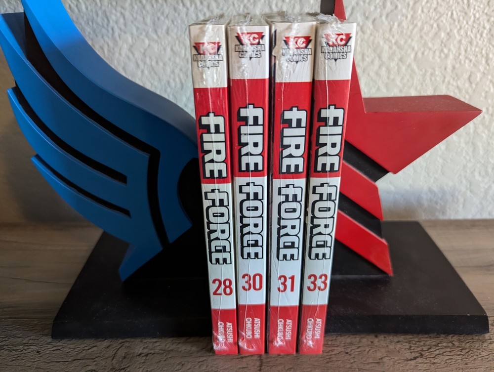 Fire Force Vol 28, 30, 31, 33 English Manga Set - New Atsushi Ohkubo Shonen