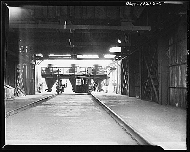 Photo:Detroit Michigan Coal Hanna Furnaces Great Lakes Steel Corp 1940s