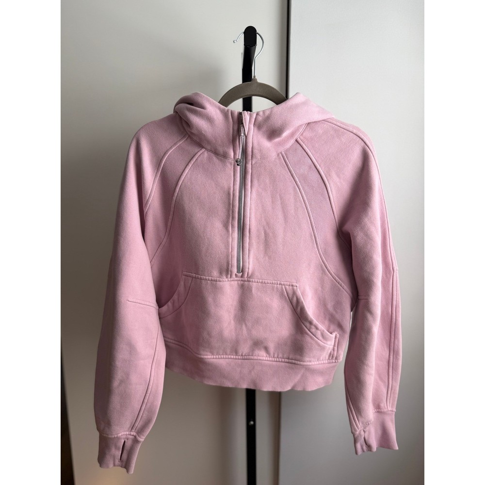Lululemon Scuba Oversized Half-Zip Hoodie / Size XS/Small / Pink Peony