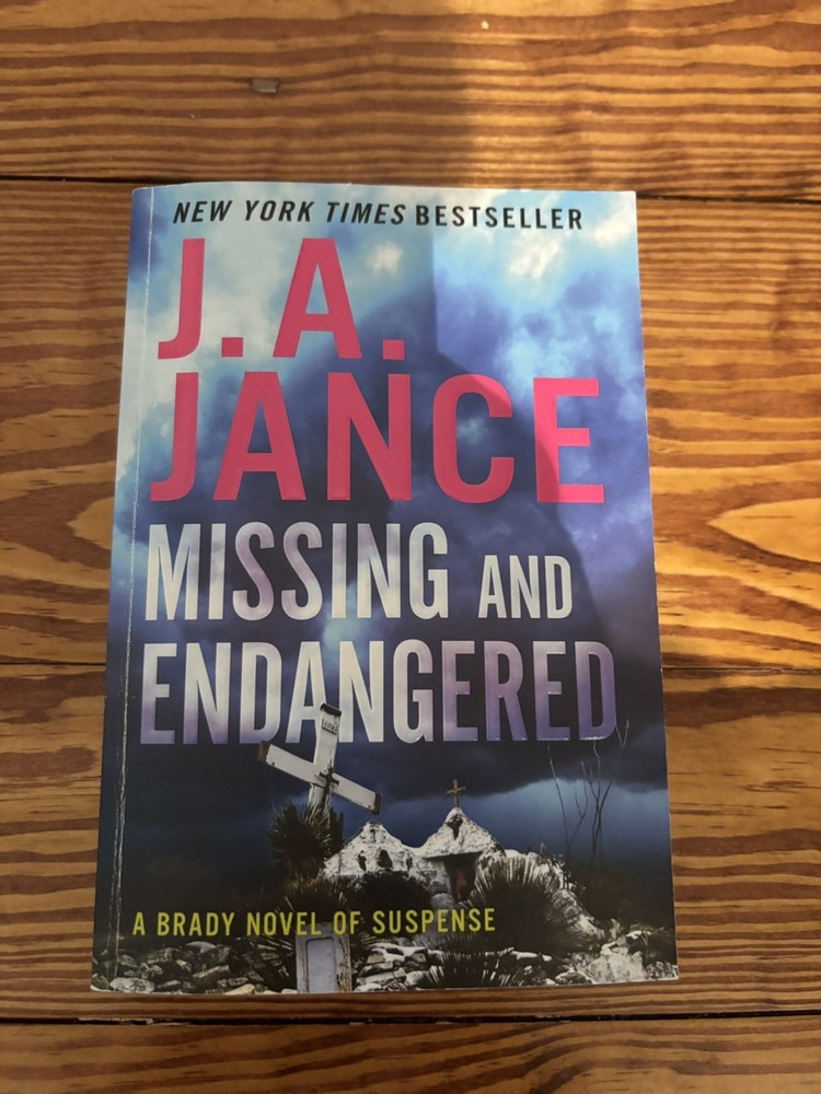 Missing and Endangered J.A. Jance 2021 PB Brady Novel Suspense Thriller