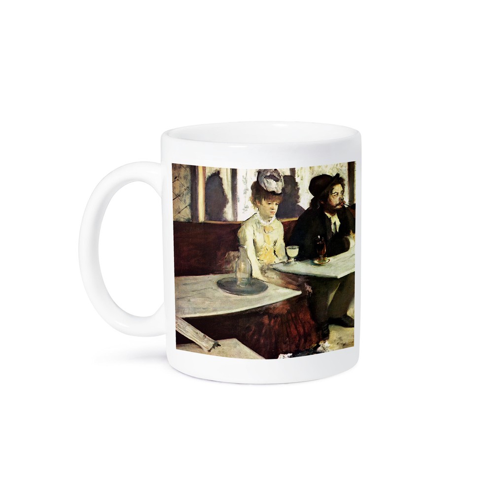 3dRose Edgar Degas Absinthe Art Design Coffee Mug-image