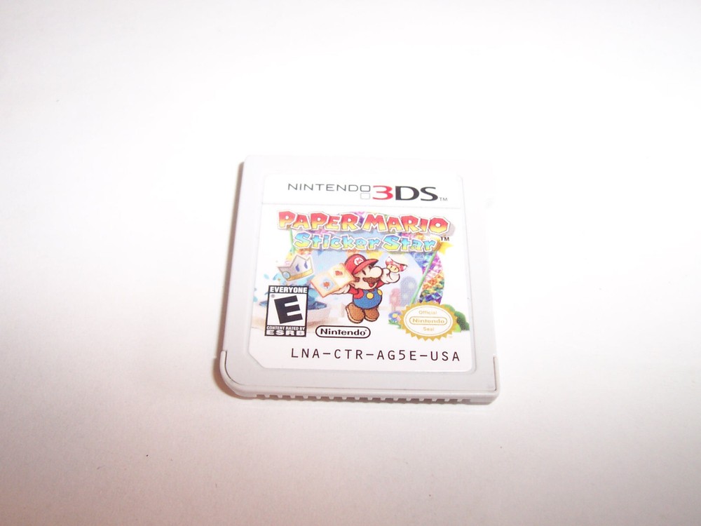 Paper Mario Sticker Star (Nintendo 3DS) XL 2DS Game