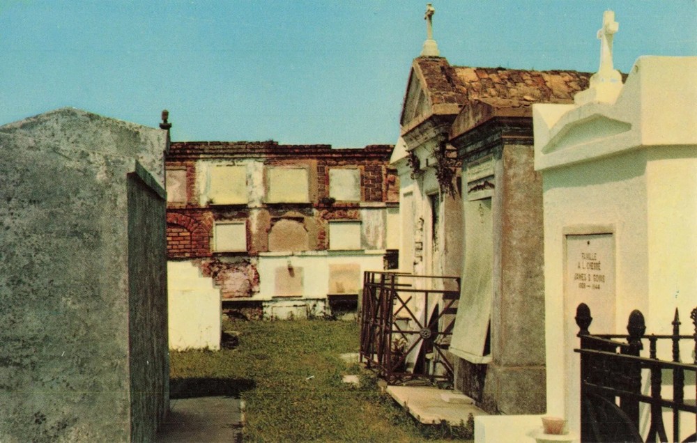 St Louis Cemetery - New Orleans Louisiana LA - Postcard