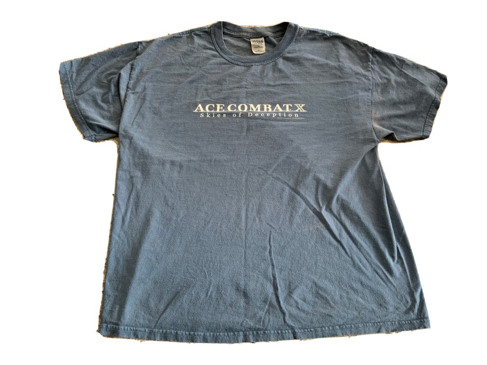 RARE VINTAGE TEE Ace Combat X Skies of Deception VTG PROMOTIONAL TShirt XL VHTF-image