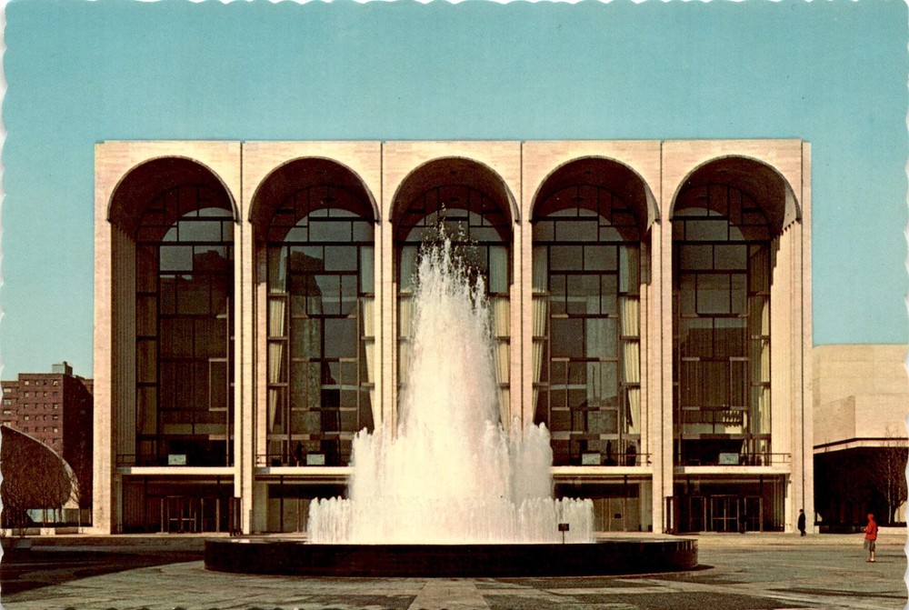 Metropolitan Opera House, Lincoln Center, Wallace K. Harrison, Postcard