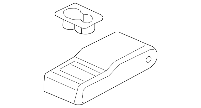 Genuine Honda Armrest Assembly 82180-TR0-A41ZA