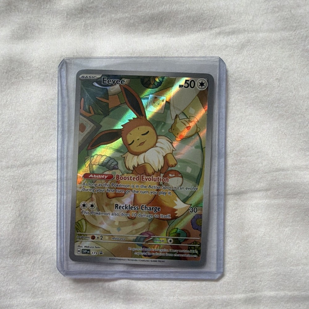 Pokémon TCG Eevee 173 SV Promo Holo English 50HP
