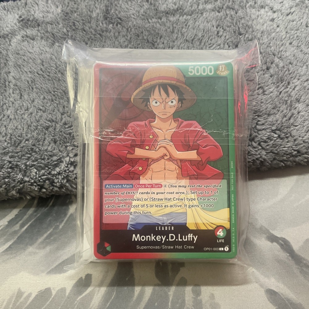 One Piece Monkey D. Luffy  Demo Deck Sealed with Free Shipping