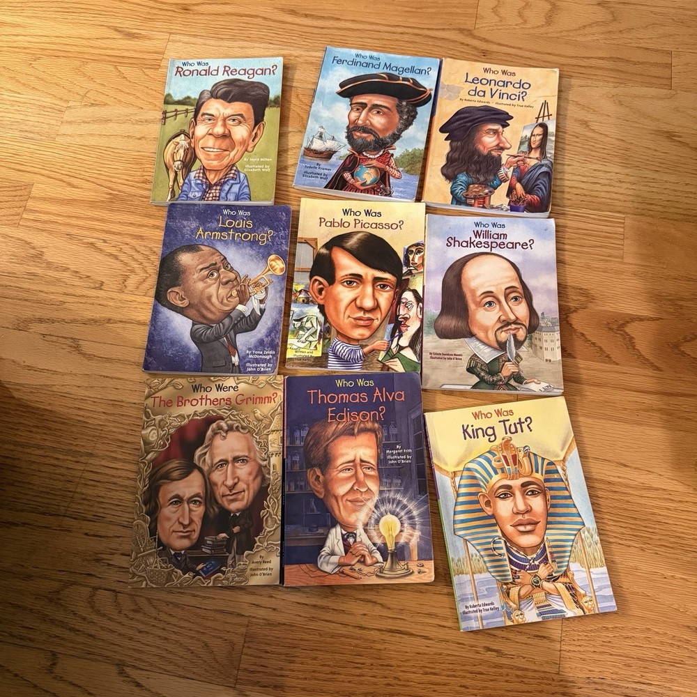 Lot of 14 Who Was Biography History Children's Chapter Books