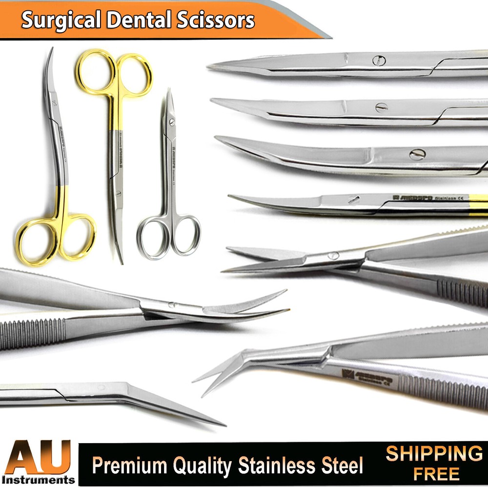Surgical Shears Tissue Dental Gum Micro Eye Scissors Iris Gum Goldman Fox Lab
