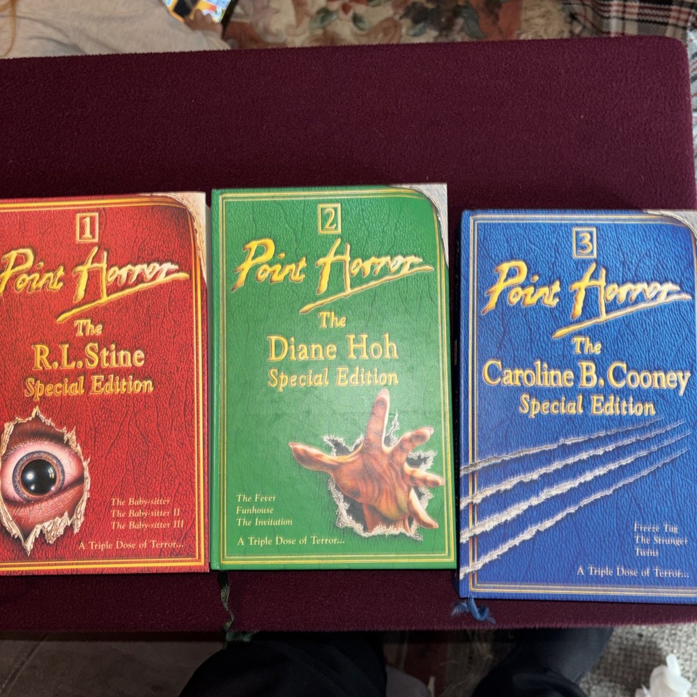 Point Horror 3 HB books MIXED Authors special edition 1st edition