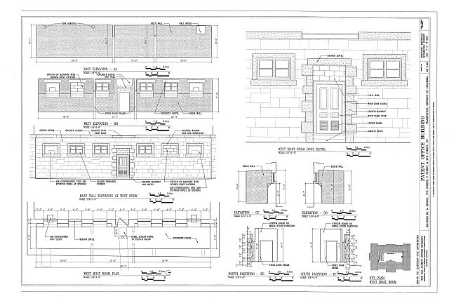 Photo:Washington DC Patent Office Building 1900s HABS Architectural Plans