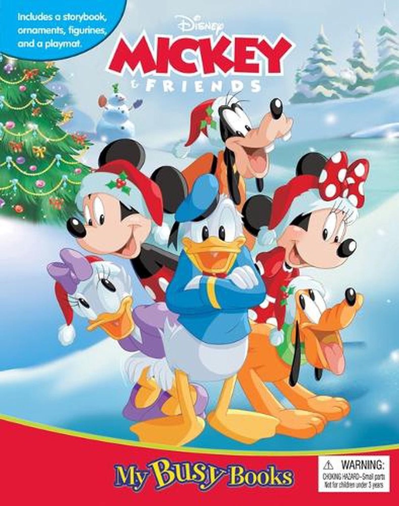 Disney Mickey's Christmas My Busy Book by Phidal Publishing (English) Paperback