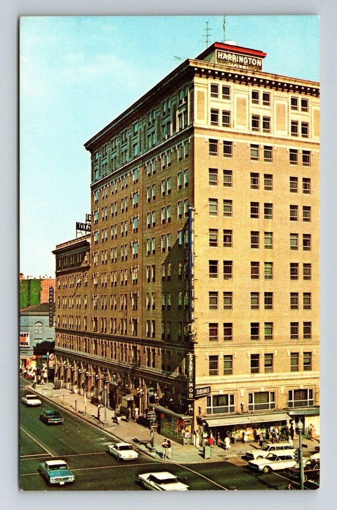 Washington DC-Harrington Hotel, Exterior, Vintage Postcard