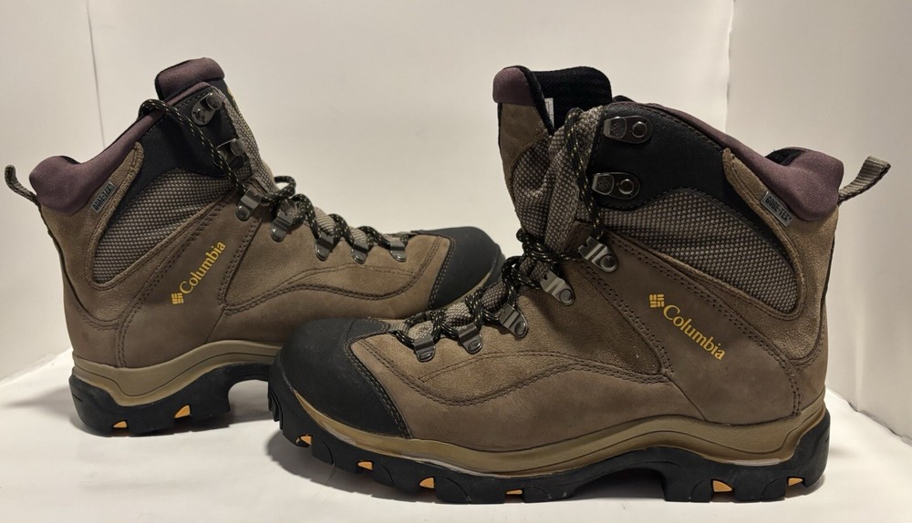 Columbia Frontier GTX Men's Brown Gore-Tex Hiking Work Boots Size 8.5