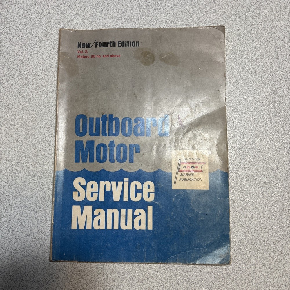 Outboard motor service manual Mercury Johnson Evinrude sea king chrysler gale