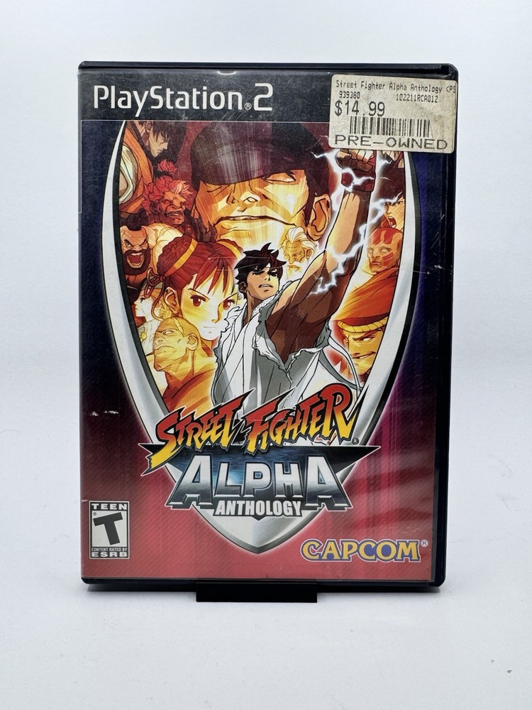 Street Fighter Alpha Anthology (Sony PlayStation 2) [CIB] Tested Working
