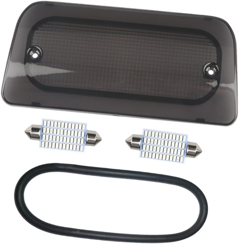 1994-2004 S10 Sonoma Hombre Third Brake Light Lens Smoked–Compatible Replacement