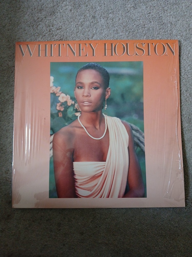 Whitney Houston Self-Titled Vinyl LP 1985 - Arista AL 8-8212 With Hype Sticker