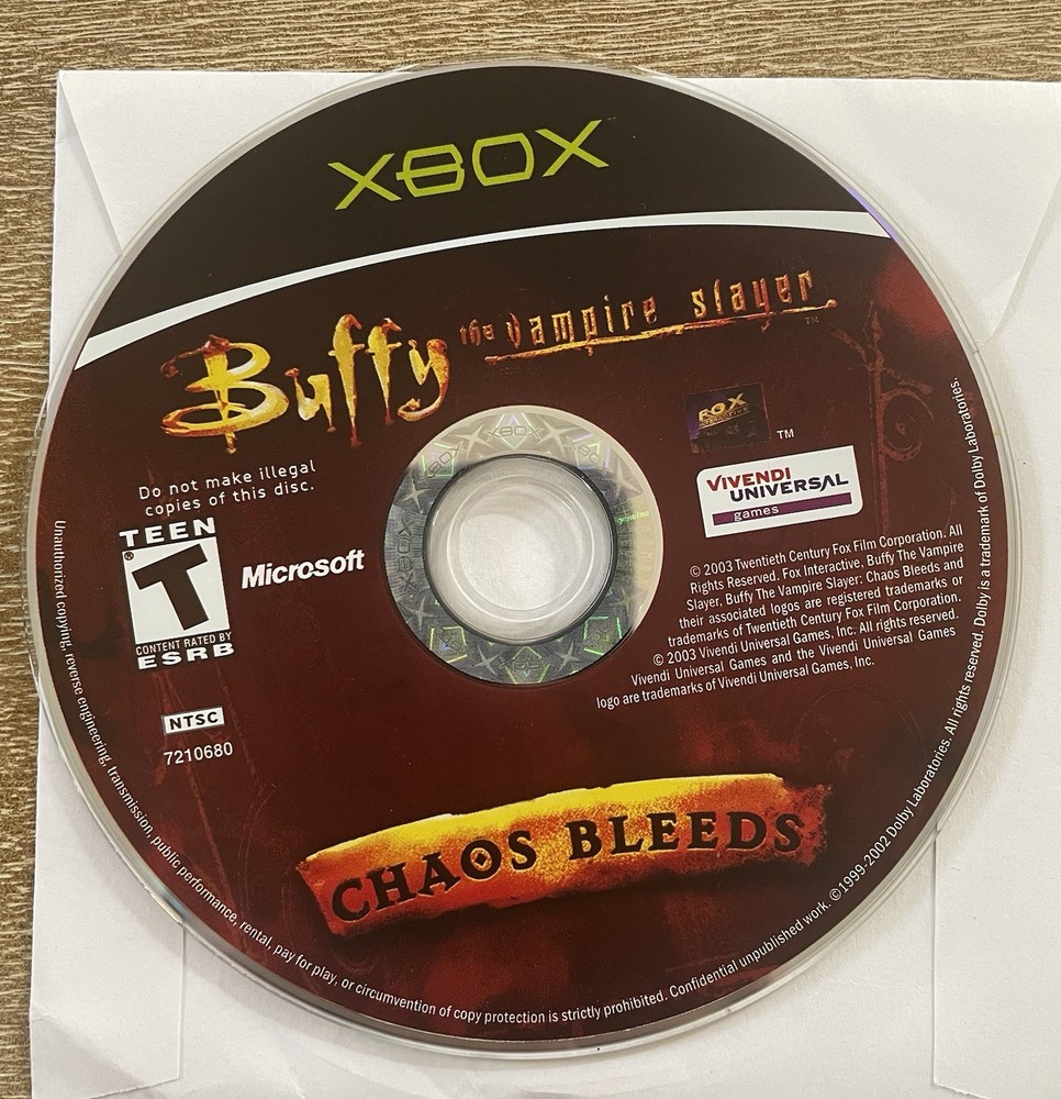 Buffy the Vampire Slayer: Chaos Bleeds (Microsoft Xbox, 2003)