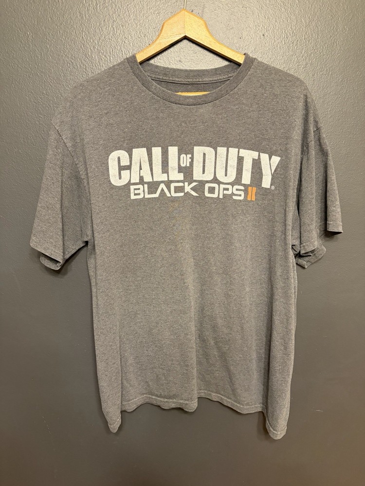 Call Of Duty Black Ops 2 T-Shirt Mens XL Black 2012 Promo Video Game FPS Xbox