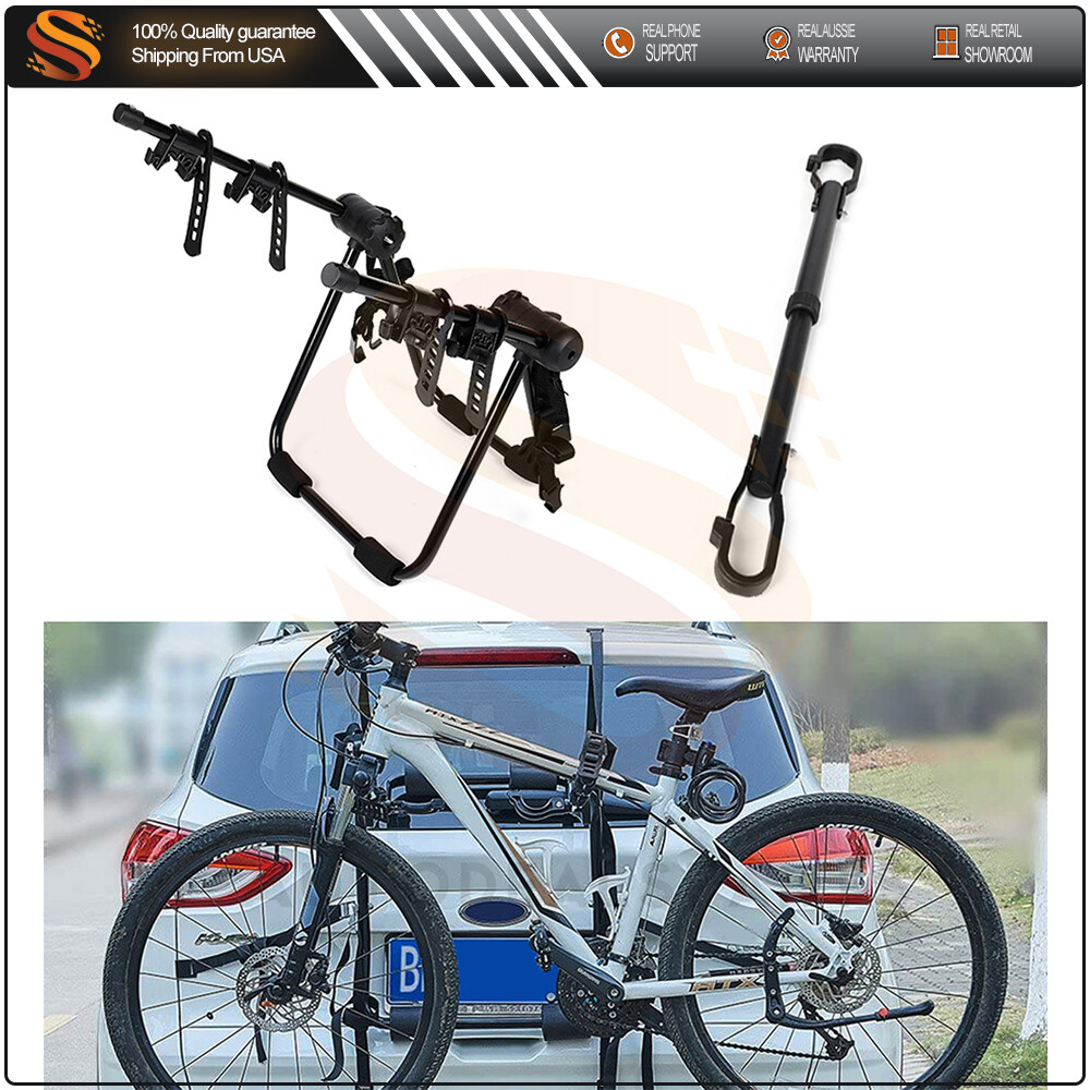 2 Bicycle Rack Bike Carrier Universal For SUV+ Bike Tube Cross Bar Frame Adapter