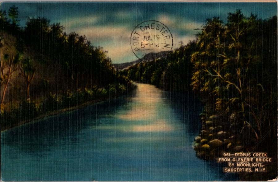 Saugerties New York NY : WATER SCENE m/14 BA4403