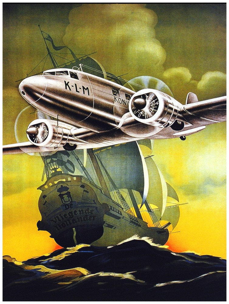 Decorative Travel POSTER.Hollander.Sail Ship.Aviation Shop Wall Design Art.665a