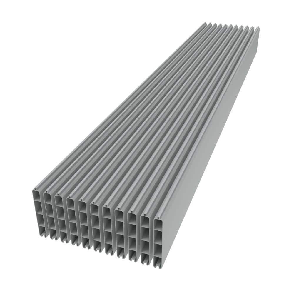 Gray Mixed Material Infill Boards 0.875x6x72.1 Inches 12-Pack