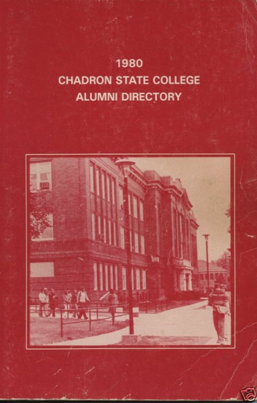Chadron State College Nebraska 1980 Alumni Directory