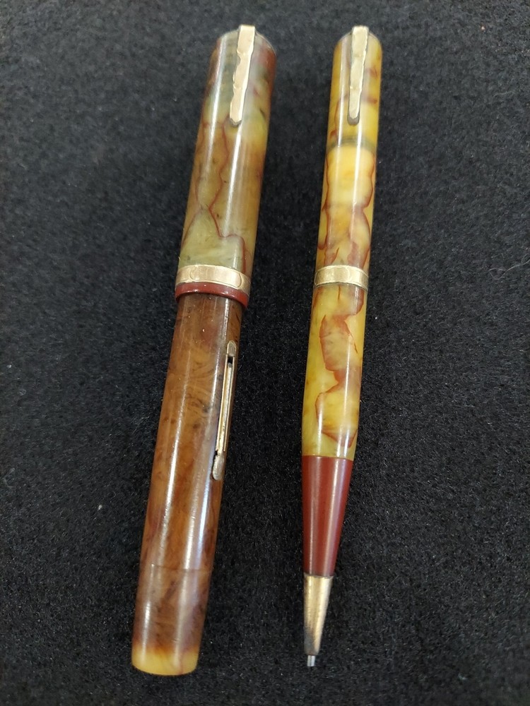 Watermans Fountain Pen Pencil Set Lady Patrician