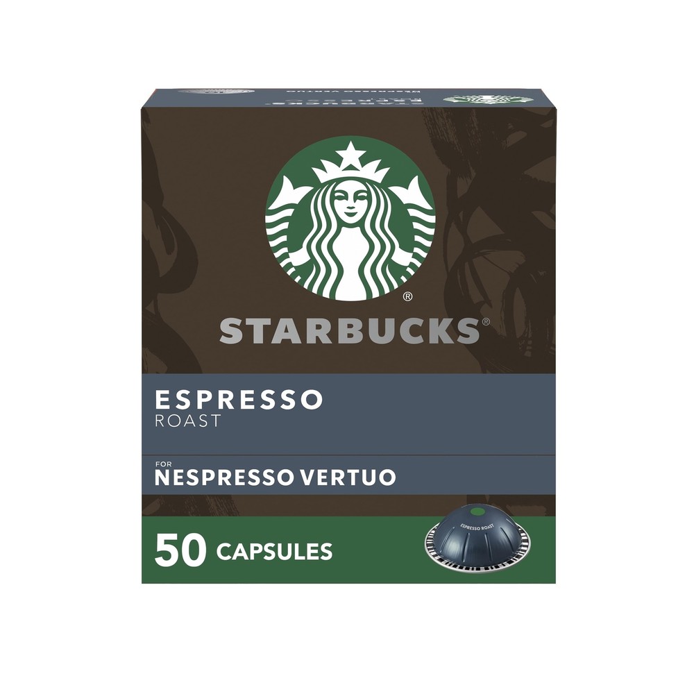 Nespresso Vertuo Starbucks Coffee Capsules 50 Count Pack