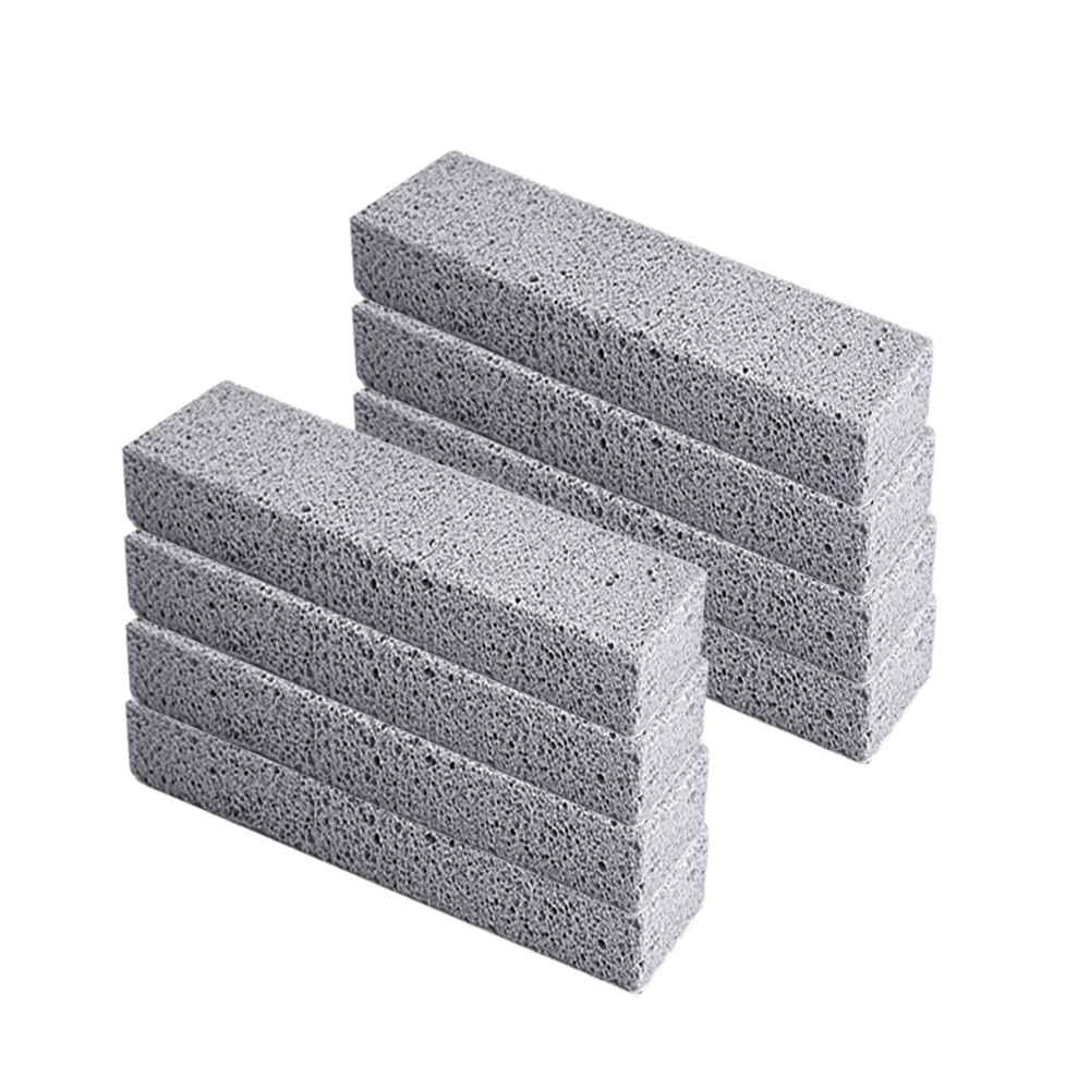 8 Pumice Stone Toilet Cleaning Bowl Stick Cleaner Sink Bathtub Grill Pool Shower