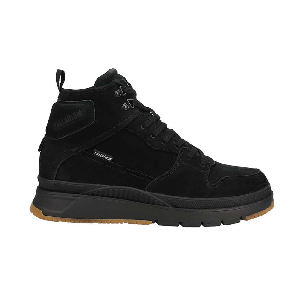 Palladium Pallasider Hi Nubuck Lace-Up Mens Black Casual Boots 07993-001