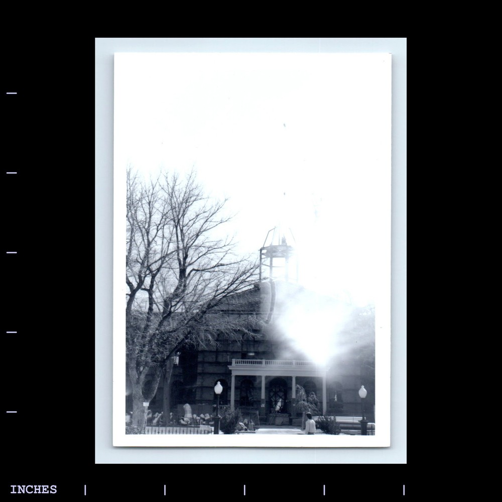 Vintage Photo BUILDING ABSTRACT GHOST LIGHT