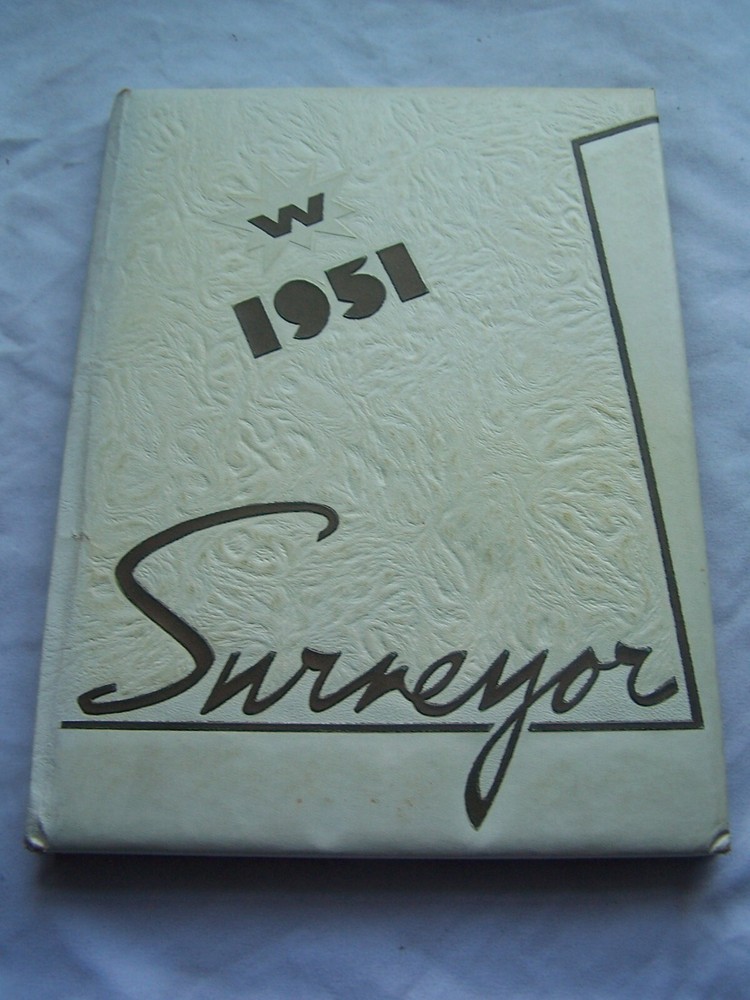 1951 W George Washington High School Yearbook San Francisco, California