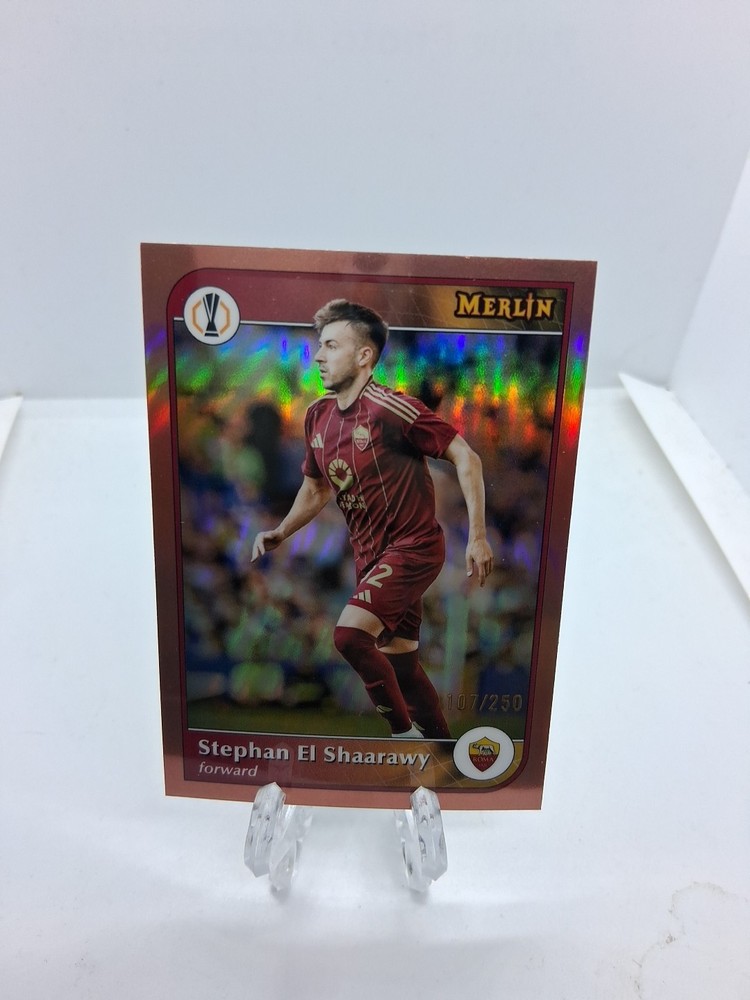 Stephan El Shaarawy 2024-25 Topps Merlin Chrome AS Roma /250