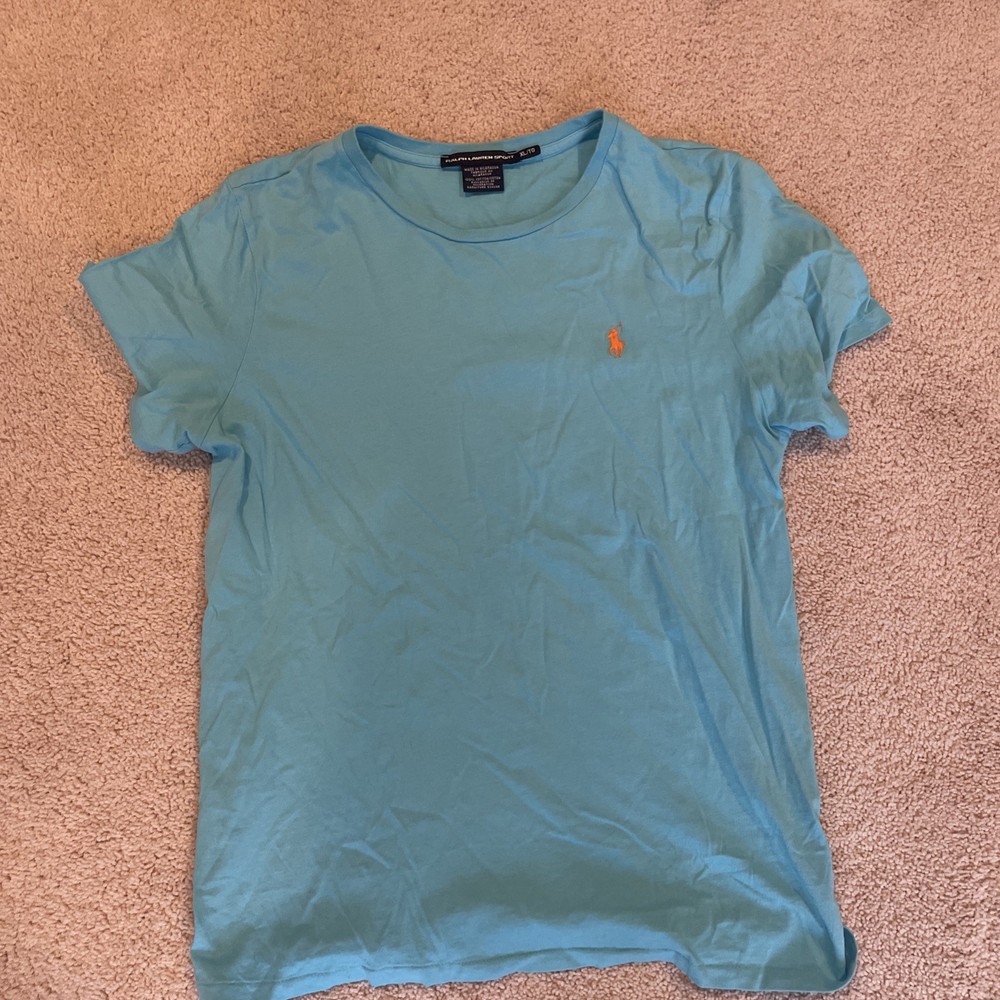 Ralph Lauren Sport Girls XL Light Blue T-Shirt