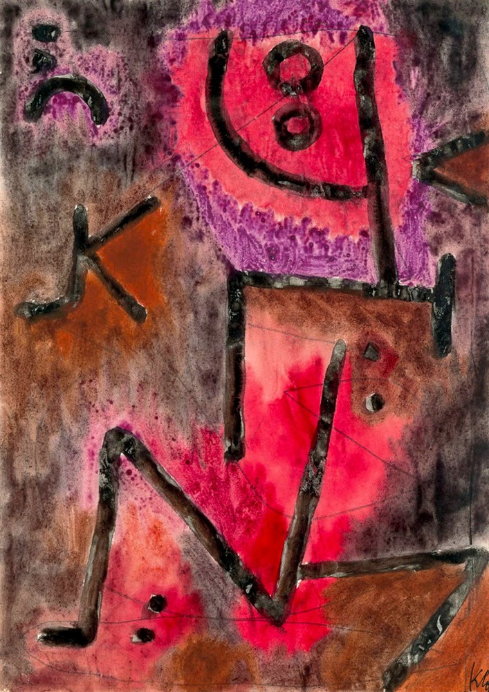 PAUL KLEE ABSTRACT ART ~ After Annealing ~ *FRAMED* CANVAS PRINT 18x12