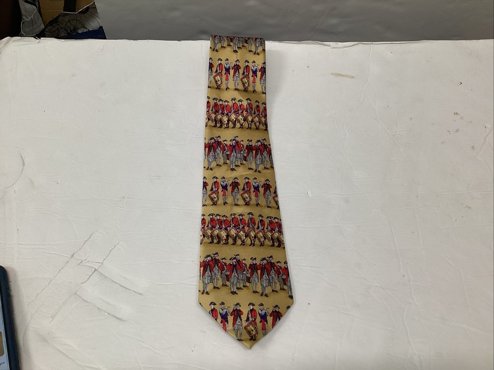 museum artifacts silk tie 58” L revolutionary war all silk handmade