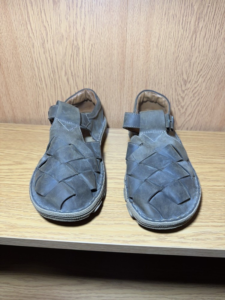 Josef Seibel Bulgaria Men’s Spirit of Nature Muster Woven Leather 10.5US/44EU