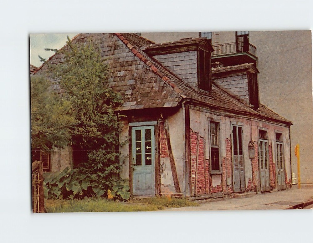 Postcard Jean LaFittes Blacksmith Shop French Quarter New Orleans Louisiana USA