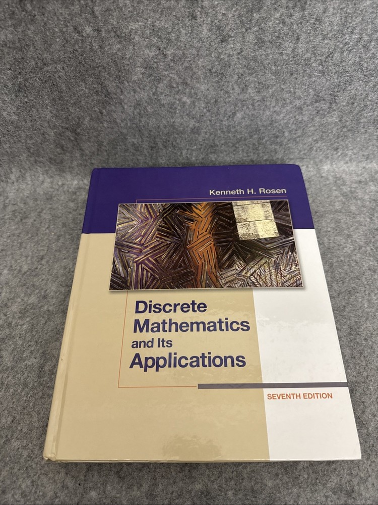 Discrete Mathematics and Its Applications by Kenneth H. Rosen (2011, Hardcover)