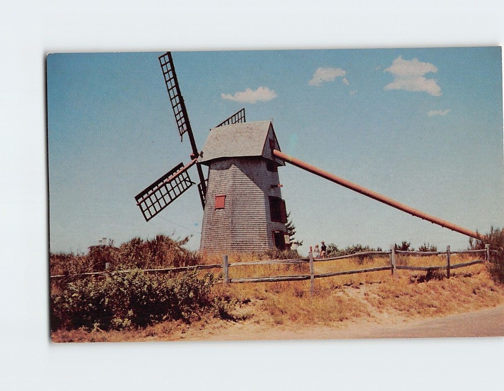 Postcard The Old Mill Nantucket Island Nantucket Massachusetts USA