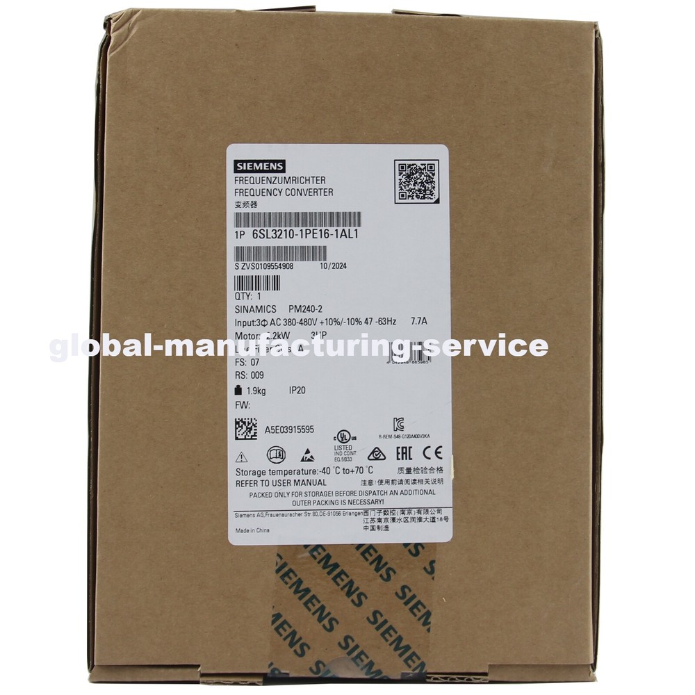 NEW Siemens 6SL3210-1PE16-1AL1 6SL3 210-1PE16-1AL1