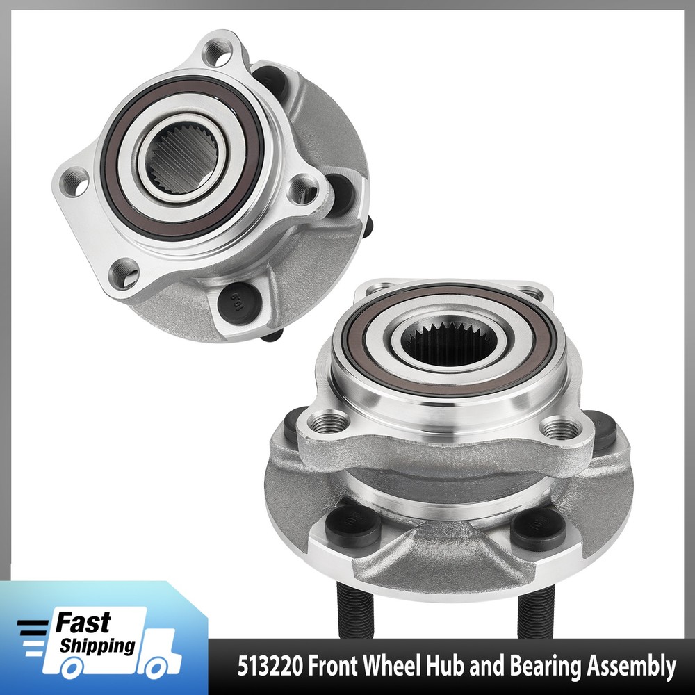 2PC Front Wheel Bearing and Hub For Subaru Outback Legacy 2005-2014 5 Lug w/ABS
