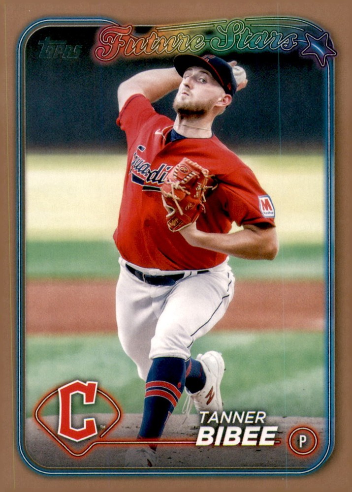 2024 Topps #437 Tanner Bibee Gold #/2024