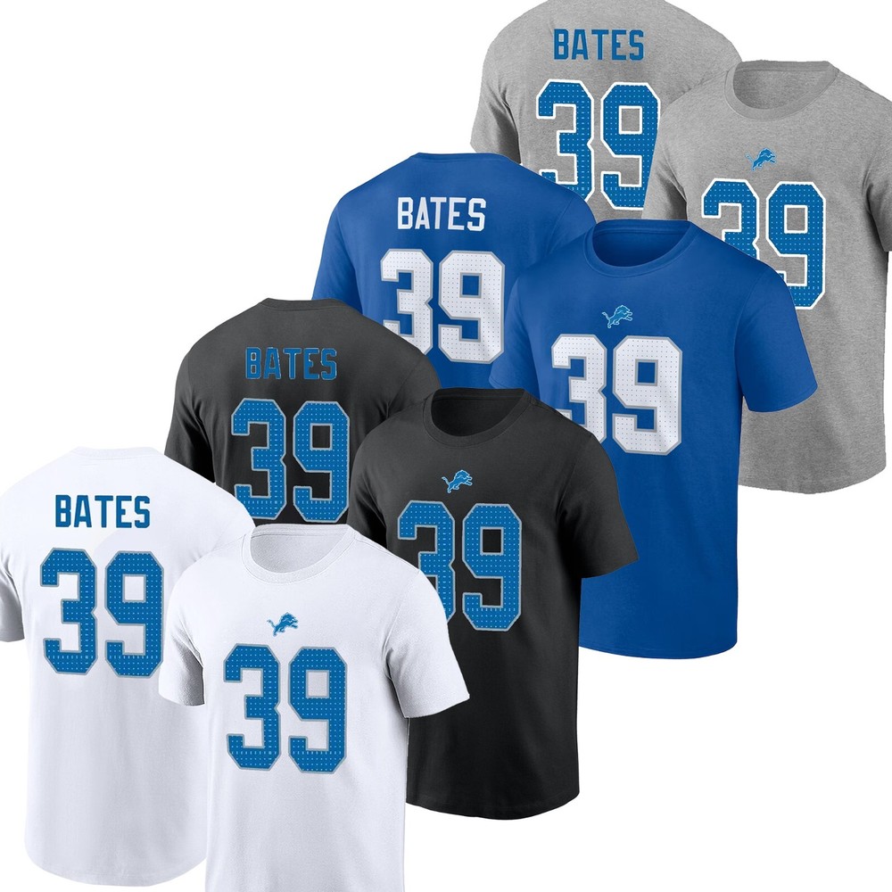 SALE 30% ! Jake Bates #39 Detroit Lions Name & Number, Bates #39 Lions Player