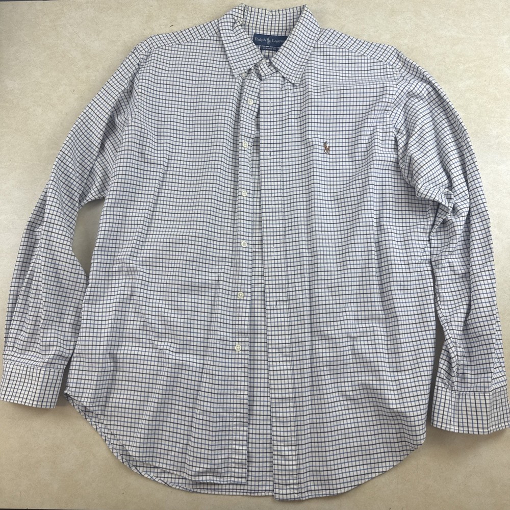 Ralph Lauren Classic Fit Men's Button Up Shirt Large