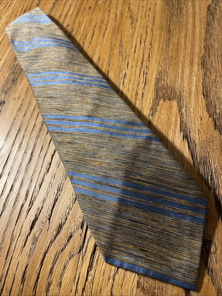 Vintage 60s 70s Beau Brummell Doll Blend Tie Striped Mod USA Rockabilly